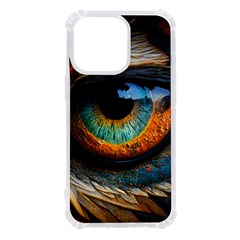 Eye Bird Feathers Vibrant Iphone 13 Pro Tpu Uv Print Case