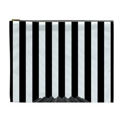 Stripes Geometric Pattern Digital Art Art Abstract Abstract Art Cosmetic Bag (xl)