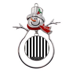 Stripes Geometric Pattern Digital Art Art Abstract Abstract Art Metal Snowman Ornament