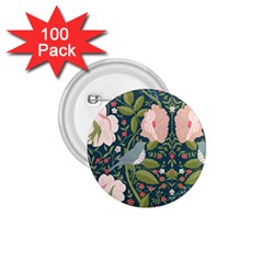 Spring Design With Watercolor Flowers 1 75  Buttons (100 Pack)  by AlexandrouPrints
