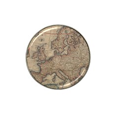 Old Vintage Classic Map Of Europe Hat Clip Ball Marker (10 Pack)