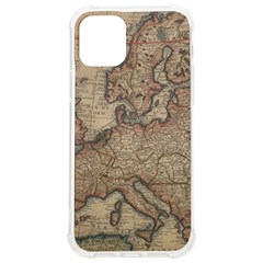 Old Vintage Classic Map Of Europe Iphone 12/12 Pro Tpu Uv Print Case by Paksenen