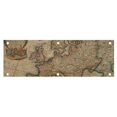 Old Vintage Classic Map Of Europe Banner And Sign 6  X 2 