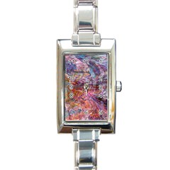 Spring Waves Rectangle Italian Charm Watch