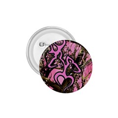 Pink Browning Deer Glitter Camo 1 75  Buttons