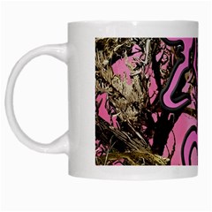 Pink Browning Deer Glitter Camo White Mug