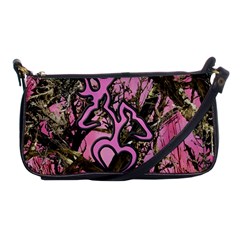 Pink Browning Deer Glitter Camo Shoulder Clutch Bag by Maspions