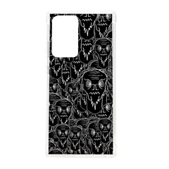 Old Man Monster Motif Black And White Creepy Pattern Samsung Galaxy Note 20 Ultra Tpu Uv Case by dflcprintsclothing