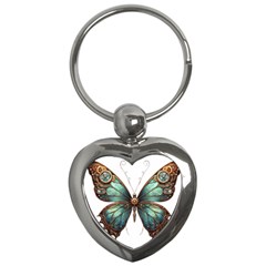 Mechanical Butterfly Key Chain (heart)