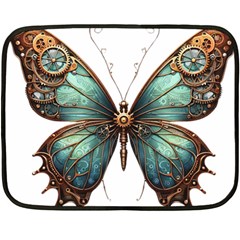 Mechanical Butterfly Fleece Blanket (mini)