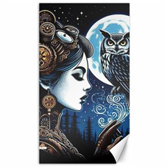 Steampunk Woman With Owl 2 Steampunk Woman With Owl Woman With Owl Strap Canvas 40  X 72 