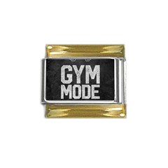 Gym Mode Gold Trim Italian Charm (9mm) by Store67