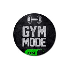 Gym Mode Rubber Coaster (round)