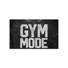 Gym Mode Sticker Rectangular (10 Pack) by Store67