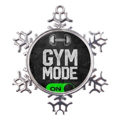 Gym Mode Metal Large Snowflake Ornament