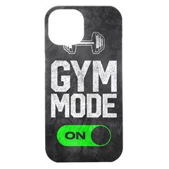 Gym Mode Iphone 15 Black Uv Print Case by Store67
