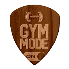 Gym Mode Wood Guitar Pick (set Of 10) by Store67