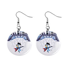 Bluey, Bluey Dad, Bluey Kids, Mini Button Earrings