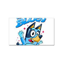 Super Bluey Sticker (rectangular)