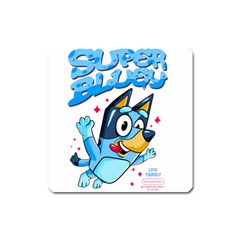 Super Bluey Square Magnet