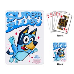 Super Bluey Playing Cards Single Design (rectangle)