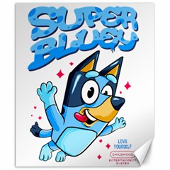 Super Bluey Canvas 20  X 24 