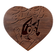 Super Bluey Heart Wood Jewelry Box by avitendut