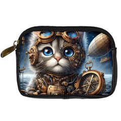 Maine Coon Explorer Digital Camera Leather Case by CKArtCreations