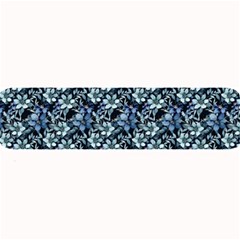 Blue Flowers 001 Large Bar Mat by DinkovaArt