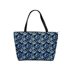 Blue Flowers 001 Classic Shoulder Handbag