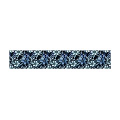 Blue Flowers 001 Premium Plush Fleece Scarf (mini)