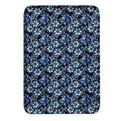 Blue Flowers 001 Rectangular Glass Fridge Magnet (4 Pack) by DinkovaArt