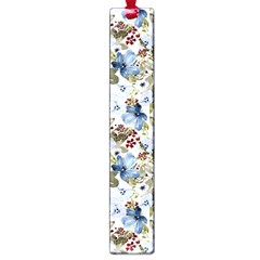 Blue Flowers Large Book Marks