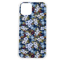 Blue Flowers 2 Iphone 12 Pro Max Tpu Uv Print Case by DinkovaArt