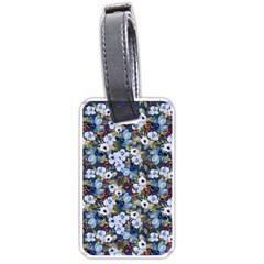 Blue Flowers Blue Flowers 2 Luggage Tag (one Side)