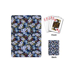 Blue Flowers Blue Flowers 2 Playing Cards Single Design (mini)