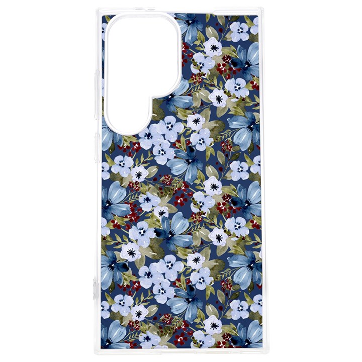 Blue Flowers Blue Flowers 2 Samsung Galaxy S24 Plus 6.7 Inch TPU UV Case