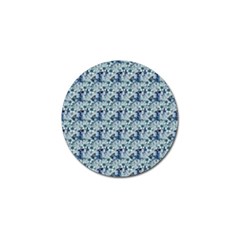 Blue Roses Golf Ball Marker