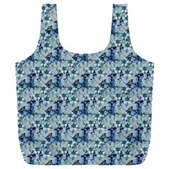 Blue Roses Full Print Recycle Bag (xxxl)