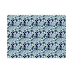 Blue Roses Premium Plush Fleece Blanket (mini) by DinkovaArt