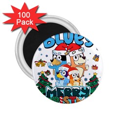 Bluey Birthday 2 25  Magnets (100 Pack)  by avitendut