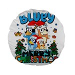 Bluey birthday Standard 15  Premium Flano Round Cushions Front