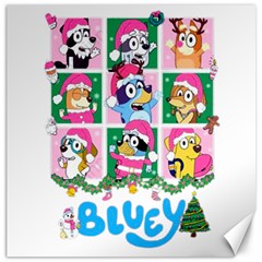 Bluey Christmas Canvas 20  X 20  by avitendut