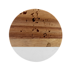 Bluey Christmas Marble Wood Coaster (round) by avitendut