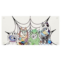 Bluey Halloween Banner And Sign 6  X 3 