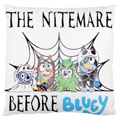 Bluey Halloween 16  Baby Flannel Cushion Case (two Sides)