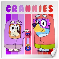 Grannies Bluey Canvas 12  X 12 
