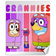 Grannies Bluey Canvas 16  X 20 