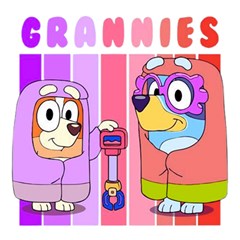 Grannies Bluey Play Mat (rectangle) by avitendut