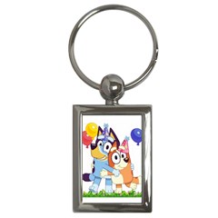 Bluey Birthday Key Chain (rectangle)